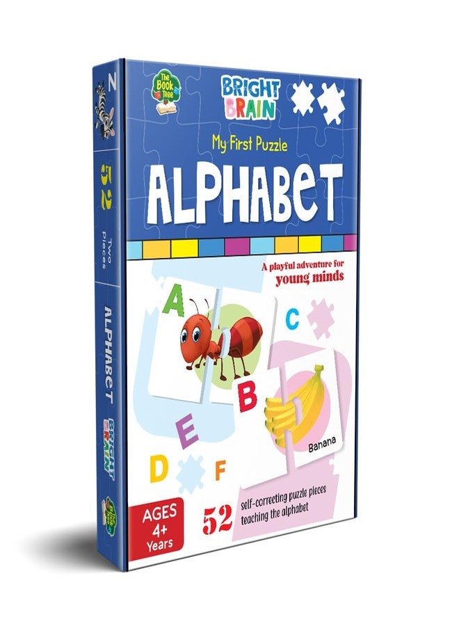 The Book Tree Alphabet Puzzle - 52 Piece Jigsaw Puzzle for Preschoolers, Educational Toy for Learning ABC and Letters, Gifts for Kids Ages 3 to 6 by Majestic Book Club - Image 4
